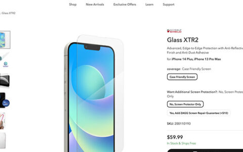 Zagg One-year Screen Replacement Guarantee For Glass XTR2 For iPhone 13/14